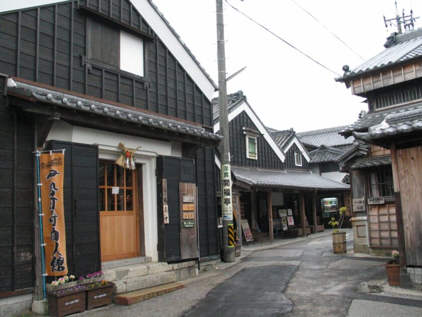 Historic black-walled warehouses along Ise-Kawasaki merchant district