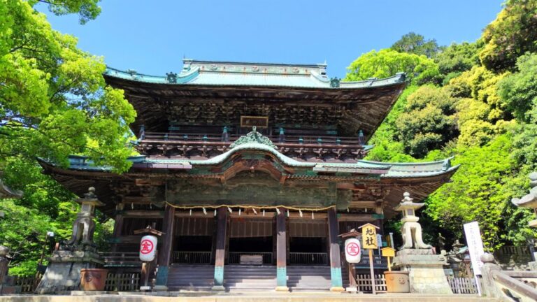 Kotohira-gu Shrine main hall at the top of 785 stone steps